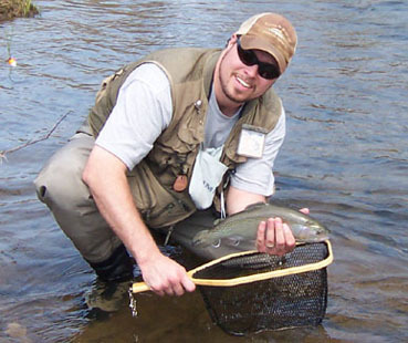 Gordon with fish