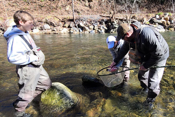 Nantahala River Turning Stones Fly Fishing