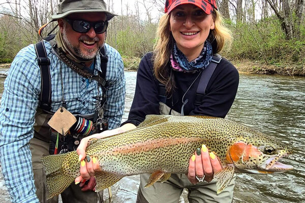 Soque River Habersham County Georgia Rainbow Trout Trophy