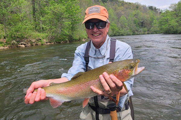 Tuckasegee River Turning Stones Fly Fishing