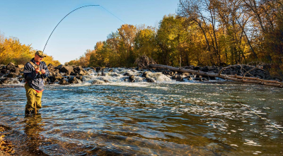 Fly Fishing In and Around Waterfalls