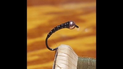 How To Tie a Black Zebra Midge