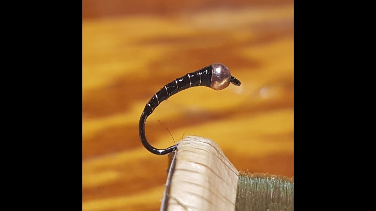 How To Tie a Black Zebra Midge