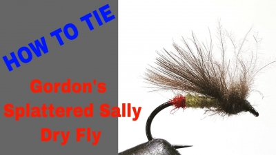 How To Tie Gordon&amp;#039;s CDC Splattered Sally Dry Fly