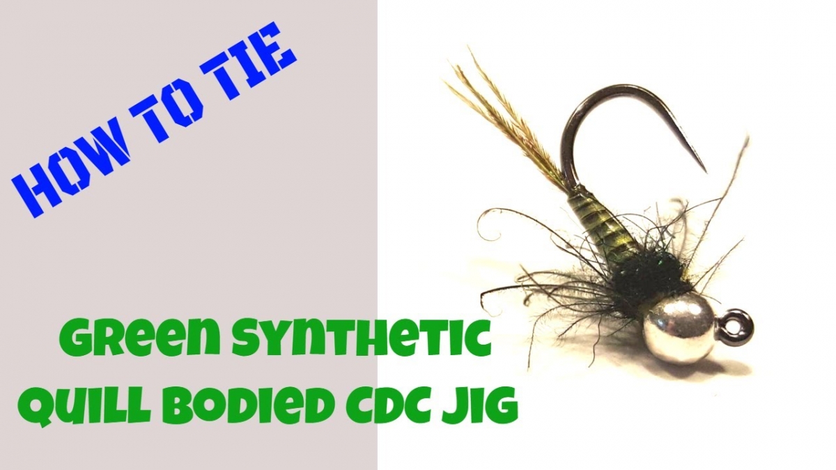 How To Tie a Green Synthetic Quill Bodied CDC Jig