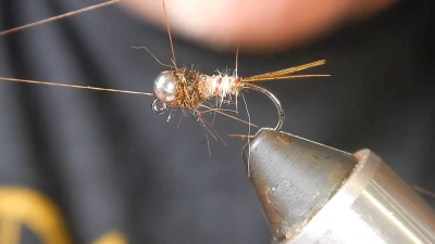 Fly tying the Maypalm/Pheasant Tail nymph jig